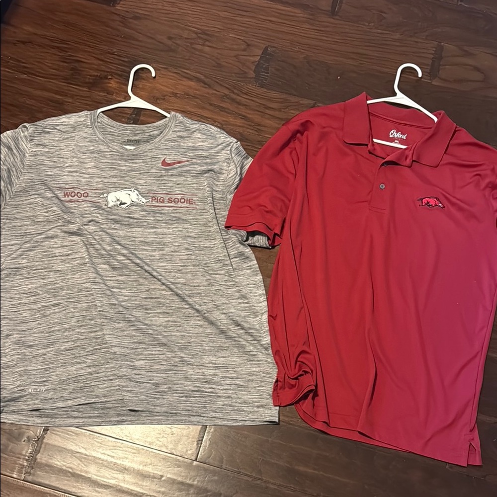 Arkansas Razorback Nike and Oxford set